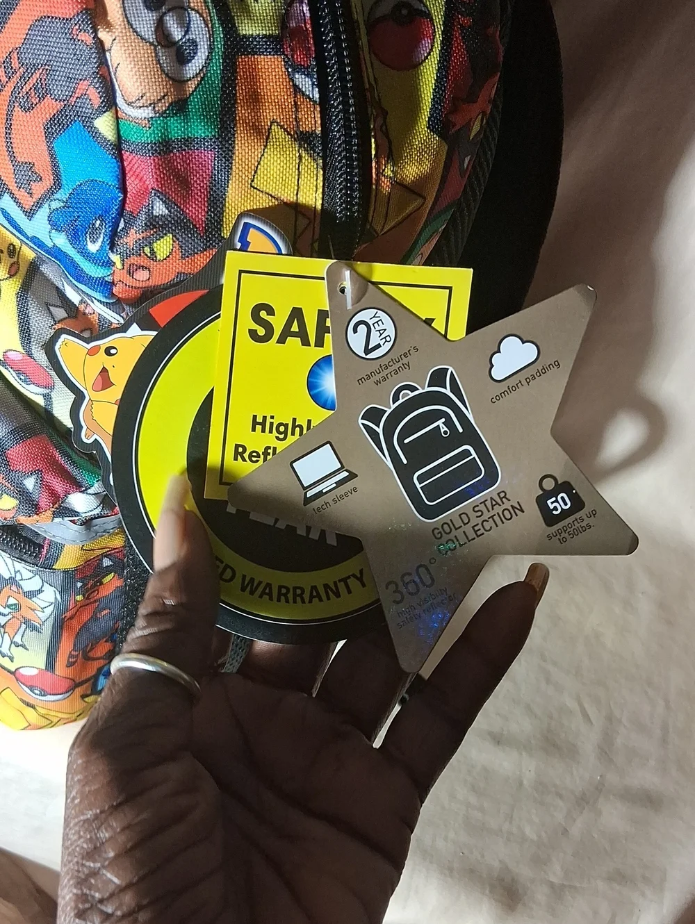 Pokemon Yellow Multi-Character Graphic Backpack